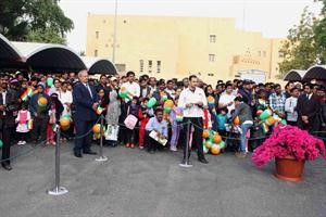 جانب من حضور الاحتفال من الجالية الهندية
