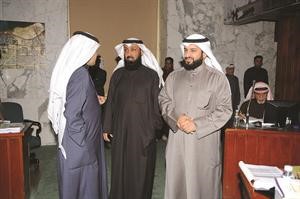 معبدالله العنزي ومانع العجمي وجسار الجسار