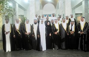 رئيس مجلس الامة علي الراشد واعضاء الوفد البرلماني مع الشيخ شخبوط بن نهيان ال نهيان﻿