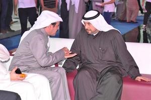 الشيخ طلال الفهد مع سلمان البدران