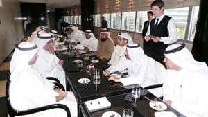 علي الراشد وضاحي خلفان ورئيس المجلس الاتحادي الاماراتي احمد المر﻿