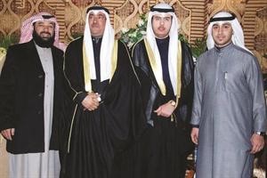 سعد القملاس يبارك للمعرس ووالده وابن عمه غازي المعباسي﻿