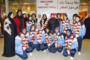 وفد نادي الفتاة عاد متوجا بالميداليات﻿