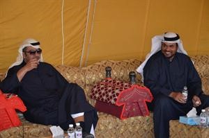 الشيخ صباح الناصر والشيخ ضاري الفهد﻿