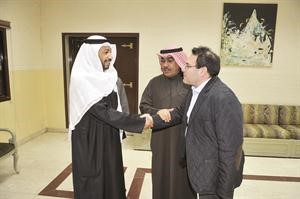 النائب فيصل الدويسان والزميل عدنان الراشد ووليد كنفاني﻿