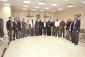 لقطة تذكارية للمشاركين في الاجتماع		اسامة ابوعطية﻿