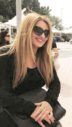 شذى حسون بالشعر الاشقر﻿