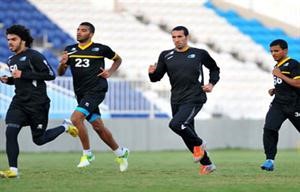 محمد ابوتريكة في تدريبات بني ياس