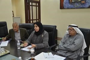 الشيخة دسعاد الصباح وسليمان المطوع وعبدالمحسن السعيد﻿