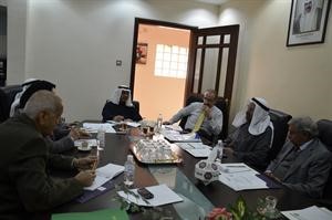 جانب من اجتماع مناقشة برامج المركز الوطني لتطوير التعليم﻿