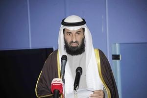 دمبارك الهاجري خلال اللقاء	هاني عبدالله﻿