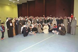 اعضاء وانصار قائمة المنطقة وفرحة بالفوز	هاني عبدالله﻿
