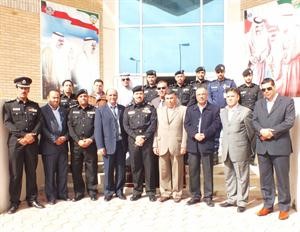 الوفد الاردني في صورة جماعية مع ضباط الامن الوطني﻿