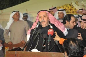فلاح بن جامع متحدثا