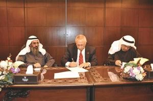 جانب من توقيع بروتوكول التعاون﻿
