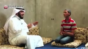 بالفيديو.. طفل كفيف يسأل الله ألا يرد بصره.. ويُبكي طاقماً تليفزيونياً