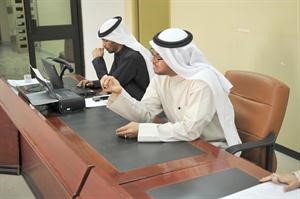 حسن الموسوي خلال عمومية الكويتية للخدمات الطبيةاسامة ابو عطية
