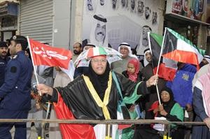 احدى المشاركات في الاحتفال﻿