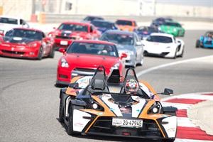 السيارات المشاركة لمجموعة GulfRun في حلبة البحرين
