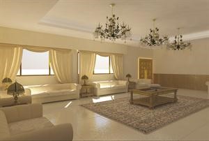 تصميم قاعة كبار الضيوف للمعهد العالي للفنون الموسيقية