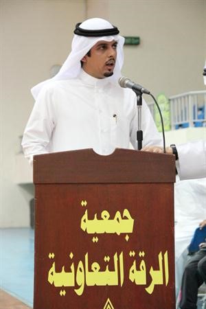 فهد العذاب متحدثا عن المهرجان