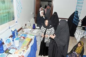 دلال الرومي تتفقد المعرض