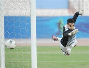 الحارس محمد غانم تعرض للطرد في مواجهة النصر	هاني الشمري﻿