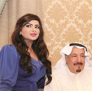 اميرة والفنان الكبير احمد الصالح بمسلسل هوامير الصحراء