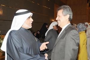 عدنان عبدالصمد مهنئا السفير الايراني﻿