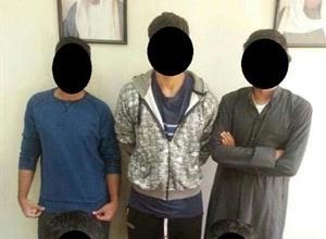 3 من المتهمين الذين تم ضبطهم