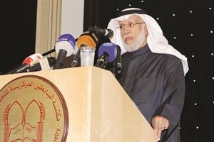 فهد الفهد ملقيا كلمته﻿