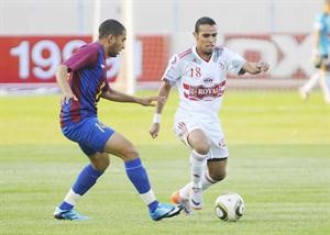حازم امام قاد الزمالك للفوز على الداخلية
