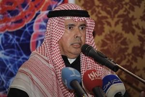 دوليد الفلاح يلقي كلمته نيابة عن وزيرالصحة

