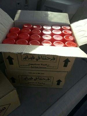 كمية من الفوم المضبوط مع الباعة الجائلين