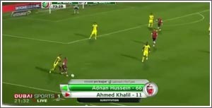 بالفيديو.. هدف في الدوري الإماراتي من 21 تمريرة على طريقة برشلونة