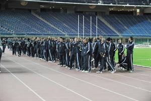 عدد من طلاب اكاديمية سعدالعبدالله شاركوا في البروفة﻿