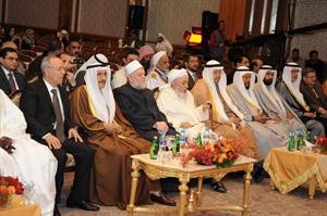 هاني حسين ودعادل الفلاح وعدد من كبار المشاركين في المؤتمر في مقدمة الحضور﻿