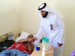 دعم المرضى والمحتاجين خلال الزيارة
