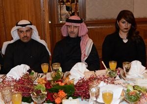 عماد السيف ومجسار الجسار خلال الحفل﻿