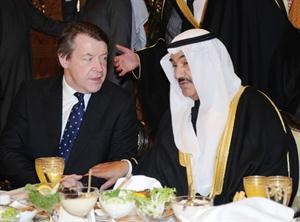 سمو الشيخ ناصر المحمد وعمدة لندن السيد الدرمان جيفورد﻿