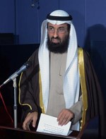 دمبارك الهاجري خلال اللقاء﻿