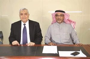 حبيب الشمري خلال عمومية الشركة سعود سالم
