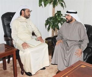 حديث جانبي بين حماد والفزيع﻿