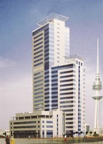 مجسم لمقر الهيئة العامة لشؤون القصر الجديد﻿
