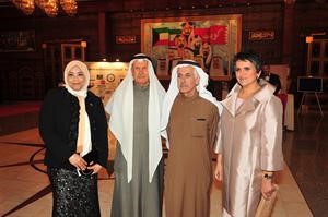 صفاء الهاشم وعامر التميمي وسليمان الشاهين ومنى الفزيع﻿