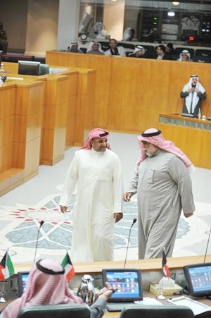 الشيخ احمد الخالد وطاهر الفيلكاوي
