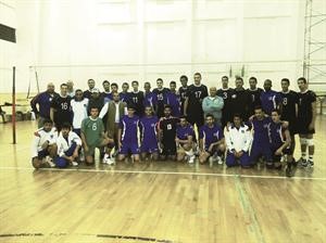 فريق طائرة التضامن مع منتخب شباب مصر