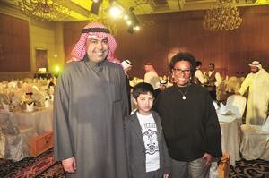 الشيخة نعيمة الاحمد مع الشيخ خالد الفهد