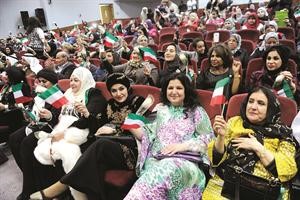جانب من الحضور الكبير للحفل﻿