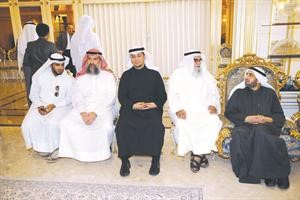 الشطي والعبدالغفور وبعض الحضور﻿